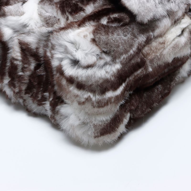 Chanel Shoulder Bag 23 2.55 Double Flap Rabbit Fur — view 6