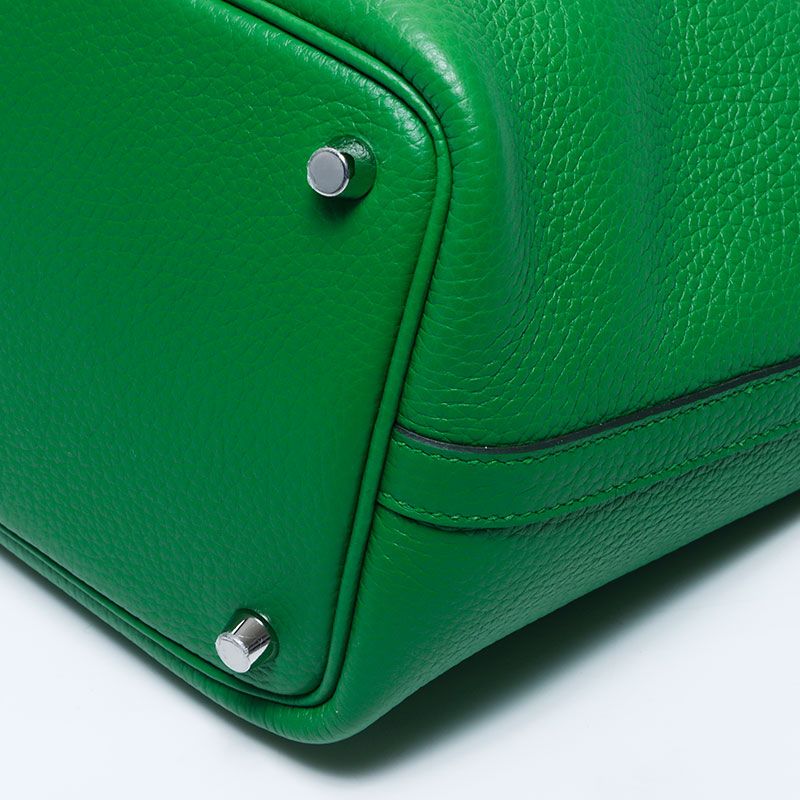 Hermes Handbag Picotin Taurillon Silver — view 6