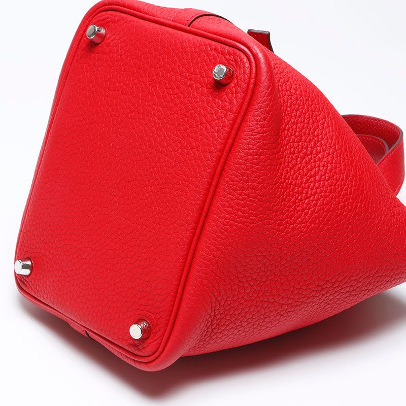 Hermes Handbag Taurillon Clemence Picotin Lock PM — view 6