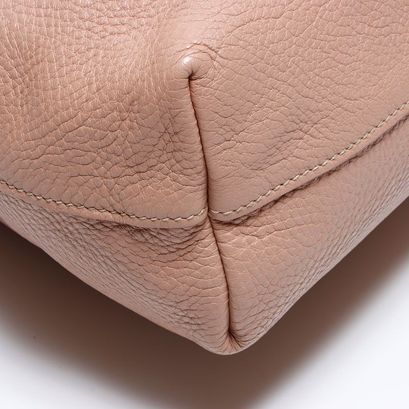 Prada Shoulder Bag 2-Way Leather Silver — view 5