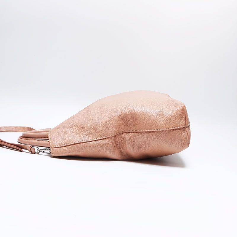 Prada Shoulder Bag 2-Way Leather Silver — view 3