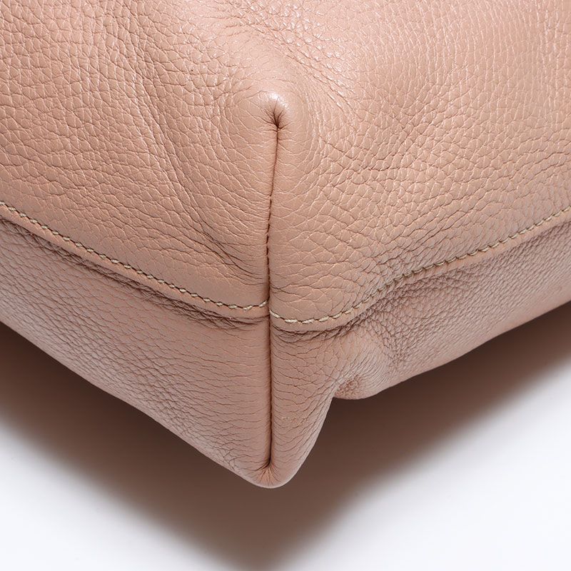 Prada Shoulder Bag 2-Way Leather Silver — view 6