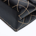 Chanel Handbag Lambskin Wild Stitch Top Handle Kelly — view 6