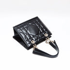Dior Shoulder Bag Aki Cannage Essential Small Leather — view 8