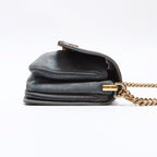 Chanel Shoulder Bag Caviar Leather Chain CC Logo — view 4