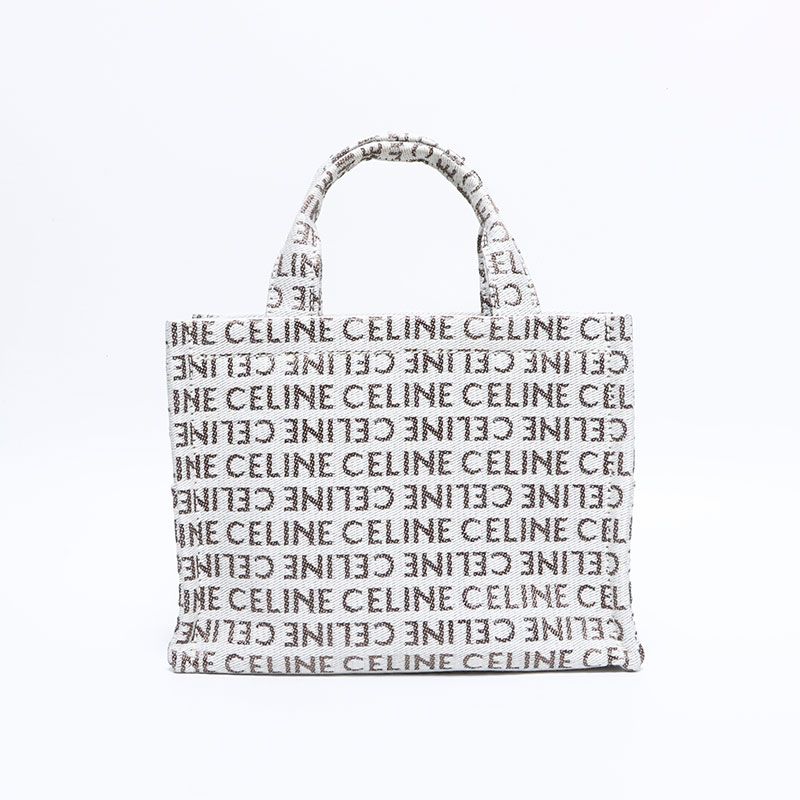 Celine Handbag Logo 2-Way Small Cabas Thais Textile — view 2