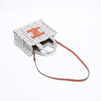 Celine Handbag Logo 2-Way Small Cabas Thais Textile — view 9