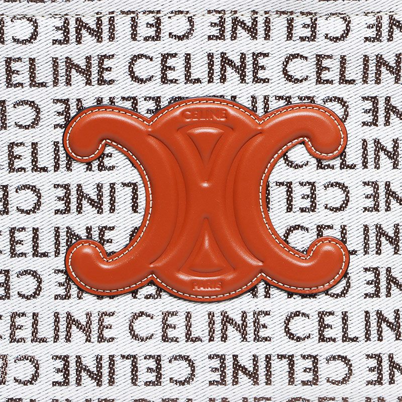 Celine Handbag Logo 2-Way Small Cabas Thais Textile — view 8