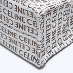 Celine Handbag Logo 2-Way Small Cabas Thais Textile — view 6