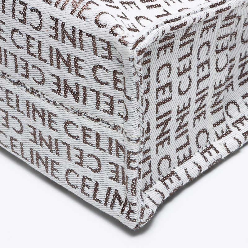 Celine Handbag Logo 2-Way Small Cabas Thais Textile — view 6