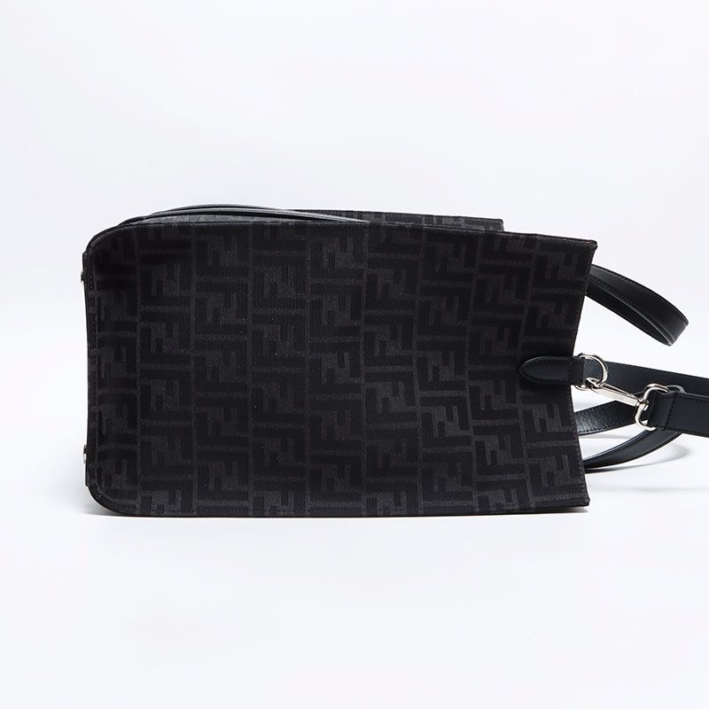 Fendi Tote Zucca 2-Way FF Jacquard Leather — view 4