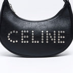 Celine Shoulder Bag Studded Logo Hobo — view 8