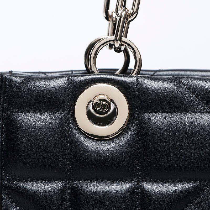 Dior Shoulder Bag Aki Cannage Essential Small Leather — view 8