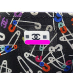 Chanel Wallet Quilted Trifold Caviar Leather Purple — view 6