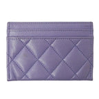 Chanel Card Case Quilted Business Holder Pass Caviar — view 2