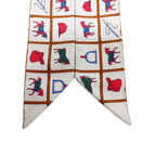 Hermes Twilly Saddlery Couvertureset Tenues De Jour Off White — view 4