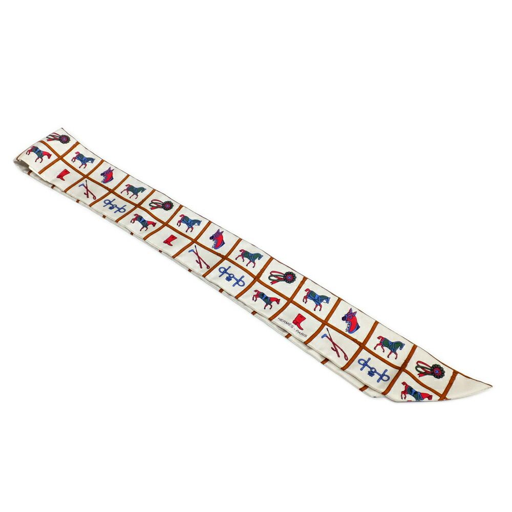 Hermes Twilly Saddlery Couvertureset Tenues De Jour Off White — view 2