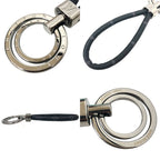 Louis Vuitton Monogram Eclipse Porto Cles Haro Key Holder Ring — view 2