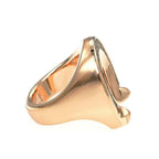 Hermes Joquette Ring GM Size 53 Etoupe Rose Gold Accessories — view 3