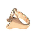 Hermes Joquette Ring GM Size 53 Etoupe Rose Gold Accessories — view 4