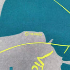Hermes Carre 90 Scarf Map Pattern Silk Blue Box — view 7