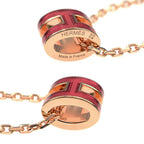 Hermes Necklace Pop Ash Mini Splash Pendant H Rose Azalea — view 3