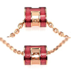 Hermes Necklace Pop Ash Mini Splash Pendant H Rose Azalea — view 4