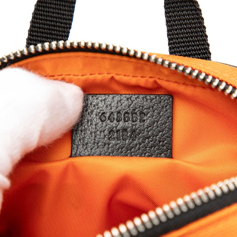 Gucci Off The Grid GG Orange Nylon — view 7