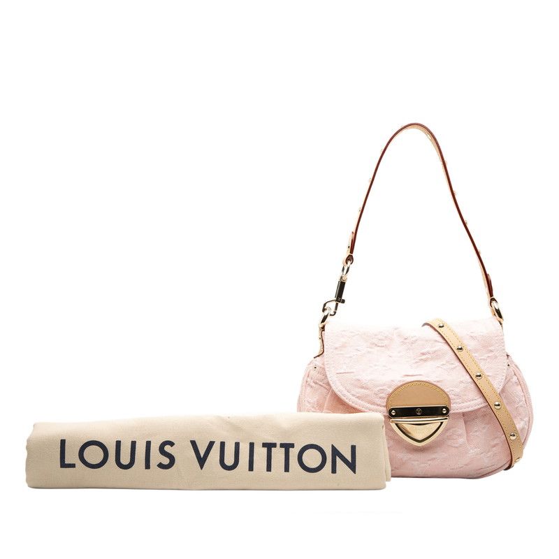 Louis Vuitton Monogram Denim Sunset Washed Pink — view 7