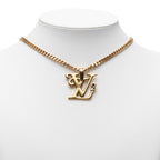Louis Vuitton NIGO Collier Squared Chain Pendant Necklace Gold Plated — view 8