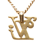 Louis Vuitton NIGO Collier Squared Chain Pendant Necklace Gold Plated — view 3