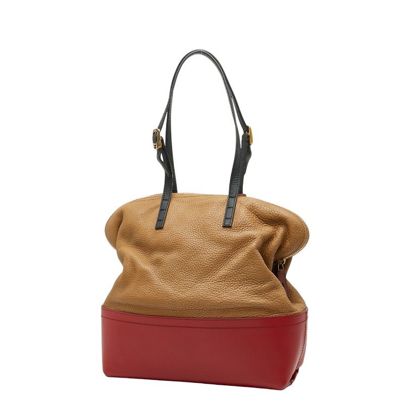 Fendi Selleria 8 Bn232 Red Brown Leather — view 3