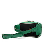 Gucci Adidas Body Bag Bum Green White Leather — view 3