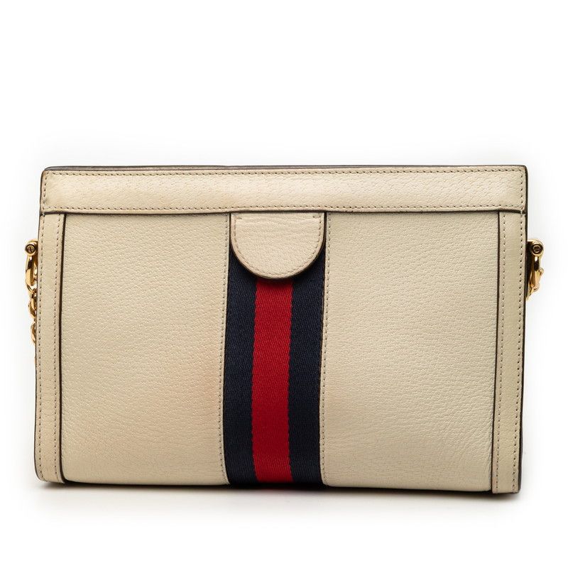 Gucci Ophidia Sherry Line Chain Crossbody Bag Beige Multicolor — view 3