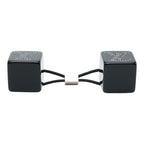 Louis Vuitton Hair Cube Ankle John Rhinestone Accessory Tie Black — view 3