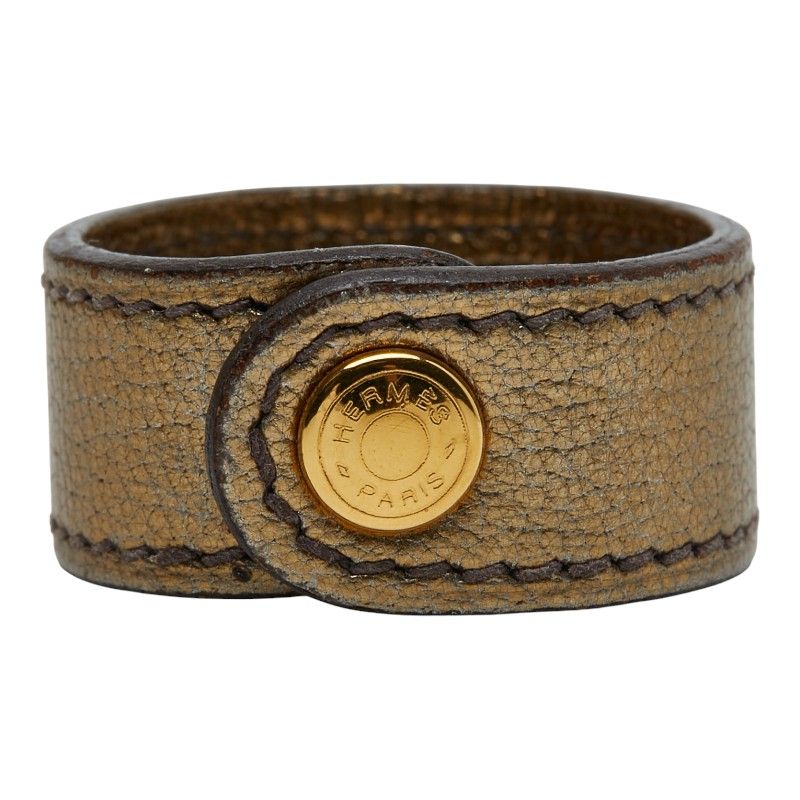 Hermes Nomad Glove Holder Gold Leather Plated — view 2