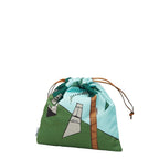 Loewe Easter Island Ken Price Capsule Collection Drawst Ring Pouch Green — view 2