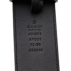 Gucci GG Marmont Double G Belt Size 75 30 Black Leather — view 6
