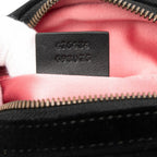 Gucci GG Marmont Quilted Body Bag Waist Black Velor — view 7