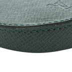 Louis Vuitton Taiga Porte Monnaie Cuvette Coin Case Purse Dark Green — view 4