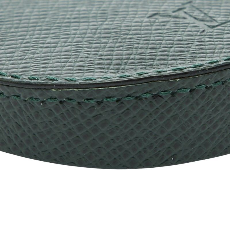 Louis Vuitton Taiga Porte Monnaie Cuvette Coin Case Purse Dark Green — view 4