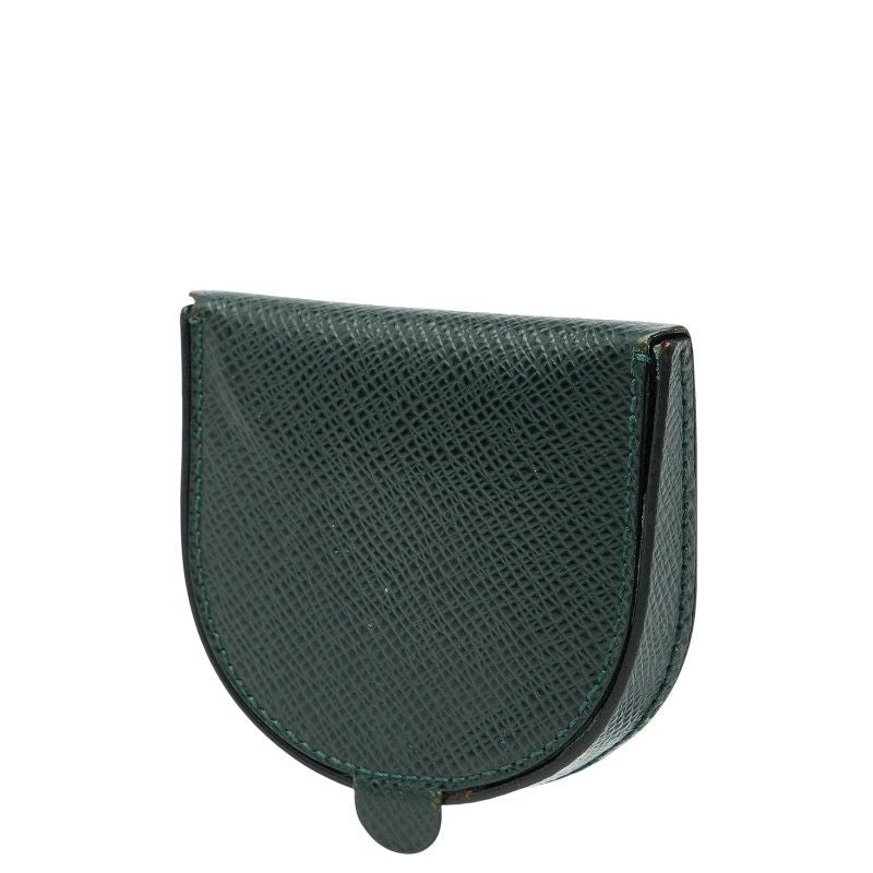 Louis Vuitton Taiga Porte Monnaie Cuvette Coin Case Purse Dark Green — view 2