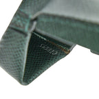 Louis Vuitton Taiga Porte Monnaie Cuvette Coin Case Purse Dark Green — view 8