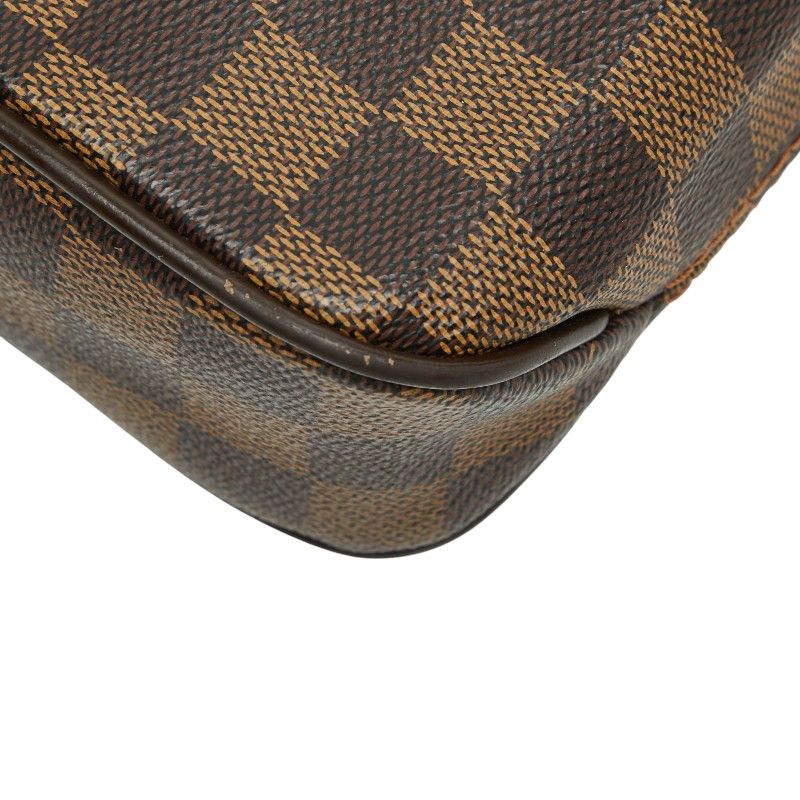 Louis Vuitton Damier Pochette Saint Paul Second Bag Clutch Brown — view 6