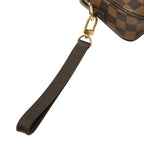Louis Vuitton Damier Pochette Saint Paul Second Bag Clutch Brown — view 9