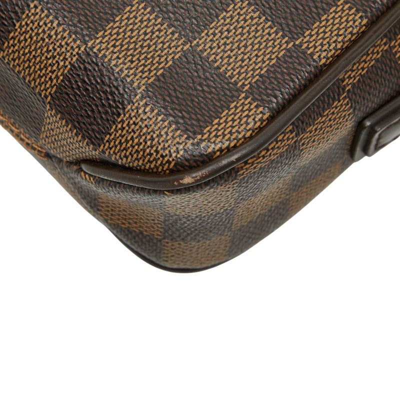 Louis Vuitton Damier Pochette Saint Paul Second Bag Clutch Brown — view 5