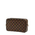 Louis Vuitton Damier Pochette Saint Paul Second Bag Clutch Brown — view 3