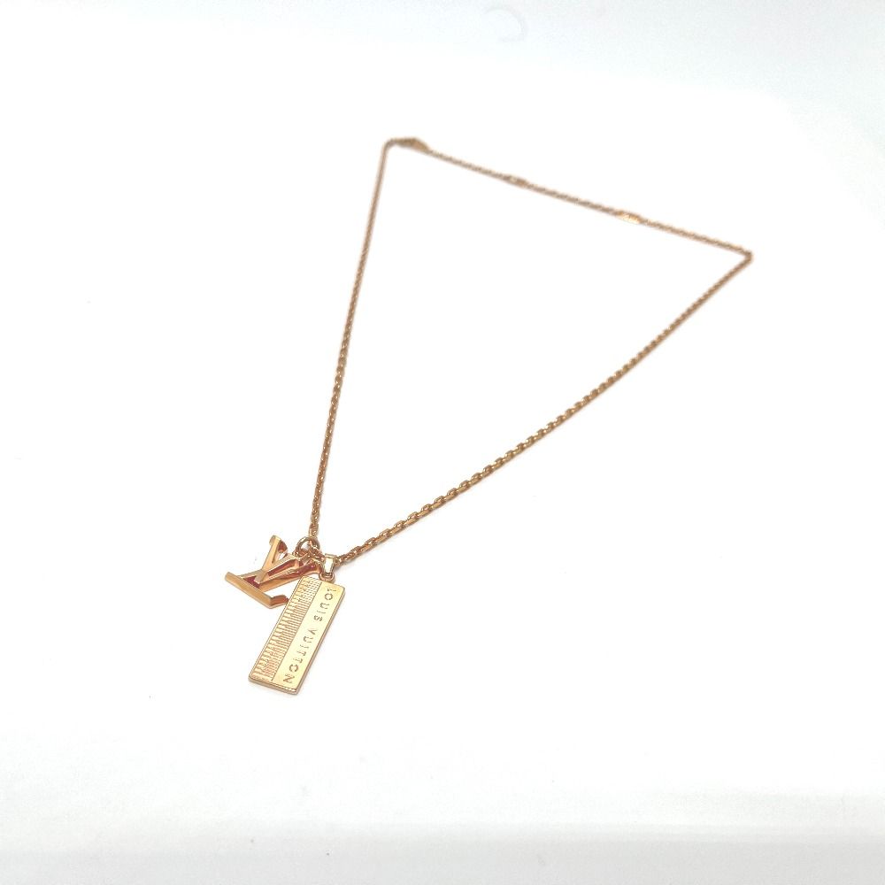 Louis Vuitton Necklace Pendant DJ Vocabulary Keyboard Metal Rose — view 2