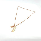 Louis Vuitton Necklace Pendant DJ Vocabulary Keyboard Metal Rose — view 2