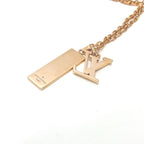 Louis Vuitton Necklace Pendant DJ Vocabulary Keyboard Metal Rose — view 3